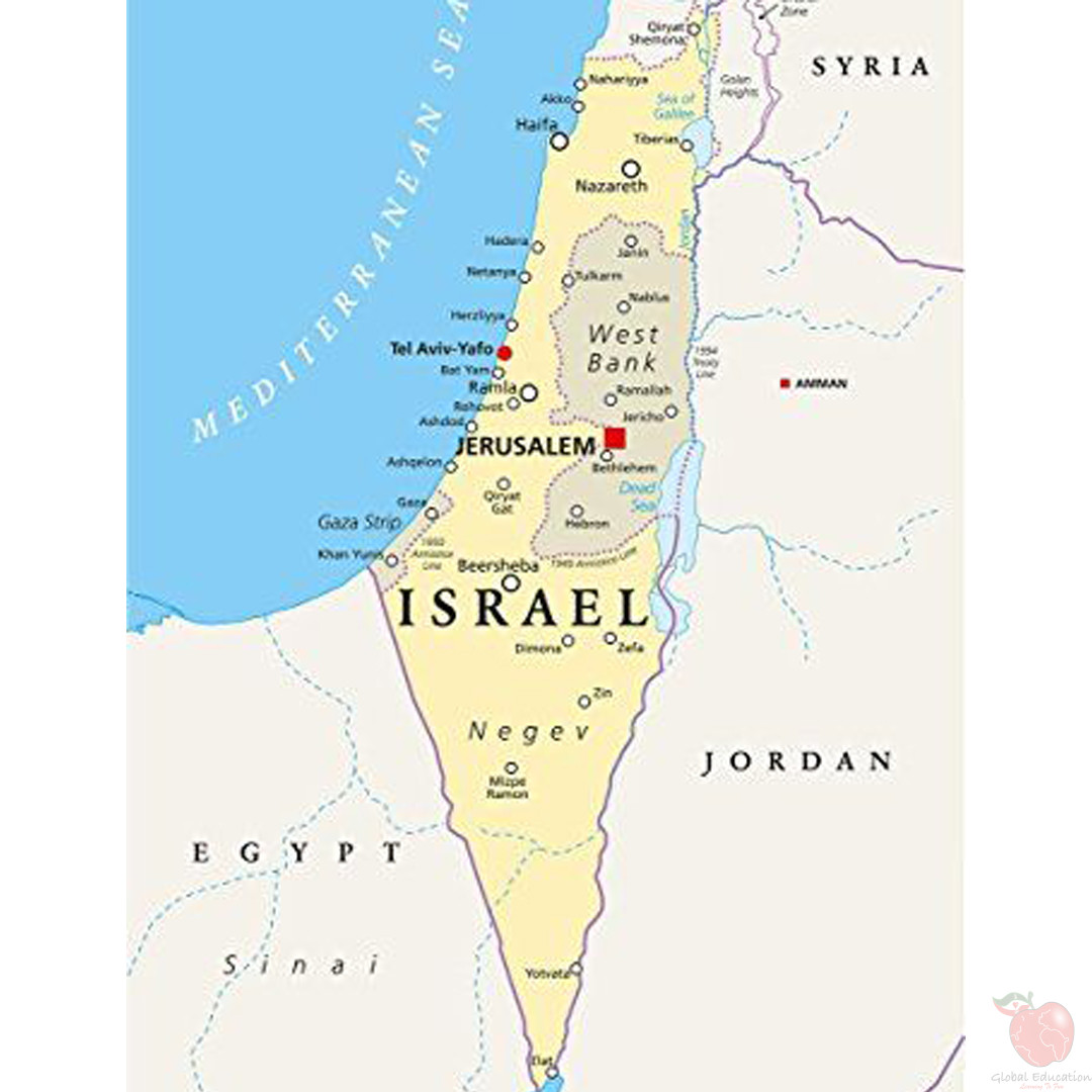 Map of Israel